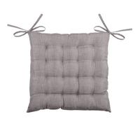 Galette de chaise en polyester Taupe Bea