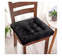 Galette de chaise en velours ultra doux avec soulagement de la pression - Galette de siège polyvalente pour bureau, salle à manger et maison - Soutien ergonomique pour de longues périodes d'assise