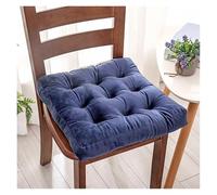 Galette de chaise en velours ultra doux avec soulagement de la pression - Galettes de siège polyvalentes pour bureau, salle à manger et maison - Soutien ergonomique pour de longues périodes d'assise