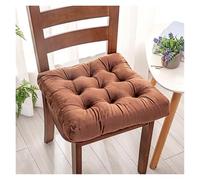 Galette de chaise en velours ultra doux avec soulagement de la pression - Galettes de siège polyvalentes pour bureau, salle à manger et maison - Soutien ergonomique pour de longues périodes d'assise