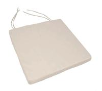 Galette de chaise extérieur imperméable et déhoussable MINORQUE Beige 40x40 cm