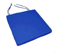 Galette de chaise extérieur imperméable et déhoussable MINORQUE Bleu Roi 40x40 cm