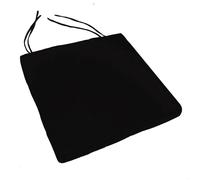 Galette de chaise extérieur imperméable et déhoussable MINORQUE Noir 40x40 cm