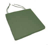 Galette de chaise extérieur imperméable et déhoussable MINORQUE Vert Olive 40x40 cm