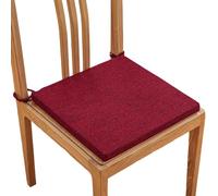 Galette de Chaise Exterieur/Interieur 40x40/50x50cm Carré Coussin de Chaise Mousse Mémoire de Forme Coussins de Siège Déhoussable pour Jardin, Salle à Manger, Cuisine, Bureau(Colour12,45x45x3cm)