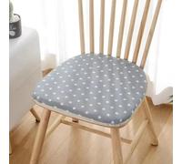 Galette de Chaise Grise étoile 42x40x3cm