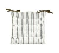 Galette de chaise Groove 38x38cm rayée vert - Atmosphera createur d'interieur