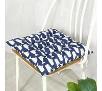 Galette de Chaise Imprimé Baleine 50x50x6cm