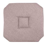 Galette de chaise italienne et unie Rose poudré 40x40 cm