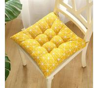 Galette de Chaise Jaune citron 30x30x5cm