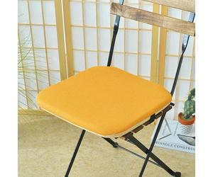 Galette de Chaise Jaune miel 50x50x4cm
