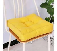 Galette de Chaise Jaune moutarde 45x45x9cm