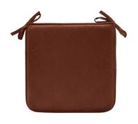 Créateur d'intérieur - Galette de Chaise Uni "Lilou" 38x38cm Marron Tonka