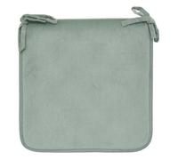 Atmosphera - Galette de chaise Lilou - Uni 38x38 cm - Vert céladon