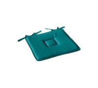 - Galette de chaise plate Panama - 40 cm x 40 cm - Vert émeraude - Panama