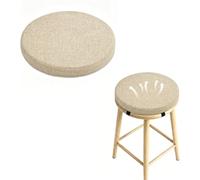 Galette De Chaise Rond, 25/30/35/40/50/60cm Coussin de Siège pour Tabouret Lavable, Antidérapant,Coussins De Chaise Dehoussable Interieur/Exterieur pour Cuisine, Salle À Manger(Color 3,25x25x8CM)
