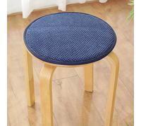 Galette de Chaise Ronde 35 cm bleue