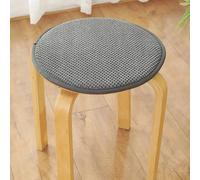 Galette de Chaise Ronde 35 cm grise