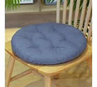 Galette de Chaise Ronde 40 cm Bleue brume
