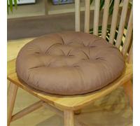 Galette de Chaise Ronde 40 cm Marron taupe