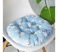 Galette de Chaise Ronde 45 cm Bleue