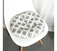 Galette de Chaise Ronde arbres stylisés 50x6cm