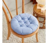 Galette de Chaise Ronde Bleue 40x5cm