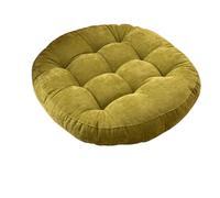 Galette de chaise ronde - Coussin de siège ultra doux et confortable avec rembourrage épais et design touffeté pour bureau, voiture et moquette