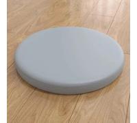 Galette De Chaise Ronde Extérieur Imperméable 45x4.5cm Blanc cassé