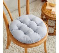 Galette de Chaise Ronde Gris 40x5cm