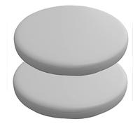 Galette de Chaise Ronde Lot de 2, Coussin de Chaise Rond Housse ImperméAble, Galette de Chaises Dehoussable Lavable, ImperméAble Anti Taches Coussins Chaises de Bar Cuir de Decorative C-10,35cm