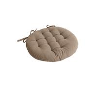 - Galette de chaise ronde PANAMA - Diam. 38 cm - Naturel - Panama
