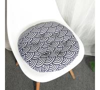 Galette de Chaise Ronde style Japonais 45x6cm