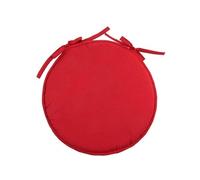 Eminza Galette de chaise rouge 40 cm