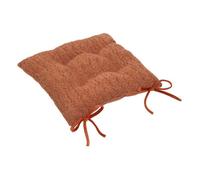 Atmosphera Galette de chaise Soana bouclette terracotta 38 x 38 cm