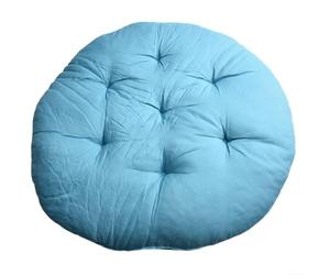 Galette de chaise suspendue en polyester respirant (D) 50 x 50 cm | Tissu polyester respirant, rembourrage en coton PP, emballé sous vide, se dilate au soleil, résistant à l'usure
