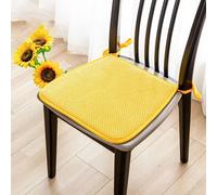 Galette de Chaise Trapèze Jaune 40x40x30cm
