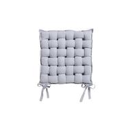 Today - Galette de chaise Tressée - 40 x 40 cm - Gris clair - Tréssée Gris clair
