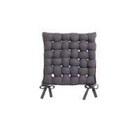 Today - Galette de chaise Tressée - 40 x 40 cm - Gris foncé - Tréssée Gris foncé G