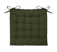 Atmosphera – Galette de chaise Loria 38x38 cm – Vert kaki (Vert G)
