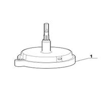 Adaptateur (galette de base complète) des cuves transparentes pour Cook Expert