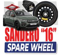 Galette de secours 16" Dacia Sandero Stepway Avec Cric Et Étui 125/90 DOT 2025