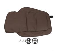 Galette de siège auto avec finition cuir élégante conçue pour BMW et Mercedes (marron)