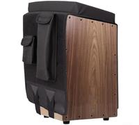 Galette de siège de batterie portable avec poches de rangement latérales Noir 121 x 31 cm
