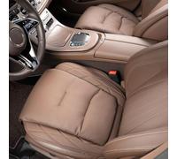 Galette de siège de voiture pour le confort du conducteur - Design élégant en cuir pour BMW et Mercedes - Noir