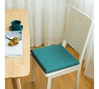 Galette de siège en mousse à mémoire de forme, coussin orthopédique confortable avec attaches pour chaises de salle à manger, siège de jardin carré, antidérapant, lavable, coussin de siège