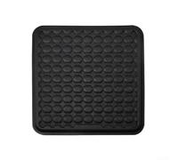 Galette de siège ventilée en gel 3D pour siège de voiture, chaise de bureau et canapé de maison avec réduction de la chaleur pour une assise prolongée (noir)