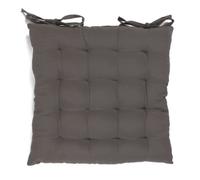 Galette en polycoton gris 38x38