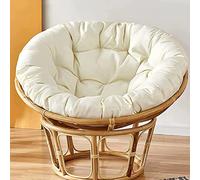 Galettes de chaise rondes imperméables d'extérieur avec siège épais nid d'oeuf amovible et lavable A160 x 160 cm