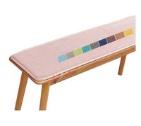 Galettes De Chaises Carres 40x40 ExtéRieur Coussins pour Banc 120 150 180 cm sur Mesure, Coussins pour Balançoire de Jardin Siège Coussins pour Palettes Coussin D'assise Interieur e3(Pink,70x30 cm 28x